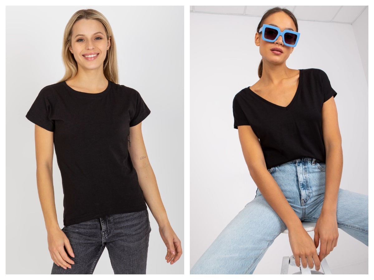 Czarne t shirty basic – jak je ciekawie stylizować?