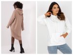 Bawełniana bluza damska basic z kapturem – sklep online eButik.pl
