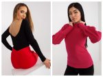 Bluzeczki damskie basic z długim rękawem – eButik.pl
